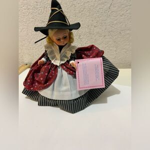 NWT Vintage Madame Alexander Miniature Showcase Mother Goose Doll 8" Made in USA